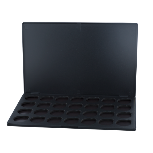 zavendria image of a Empty 28 Slot Palette - 26mm - Black