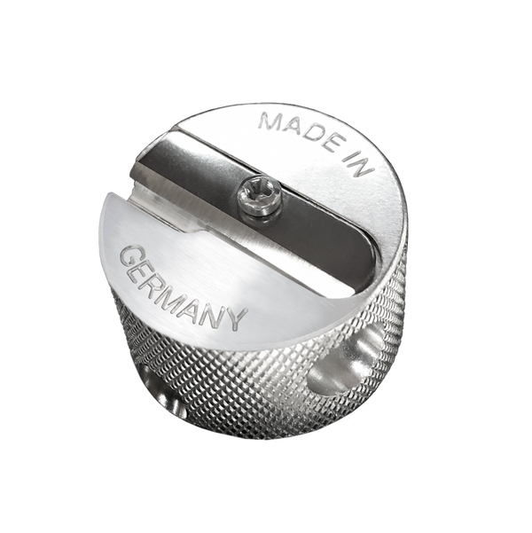 zavendria image of a Metal Sharpener 2 Hole Germany. Round 8/12 mm